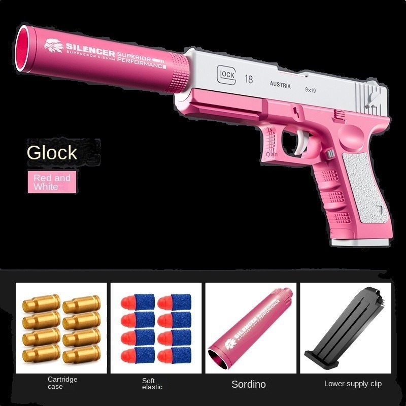 Brinquedo Infantil Shell Ejection 1911 Pistol Boy Toy Explos - Imagem 14