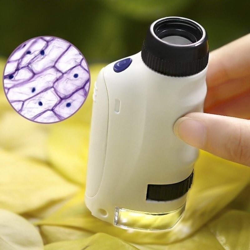Brinquedo Educativo Guia Laboratório De Microscópio Portátil - Imagem 4