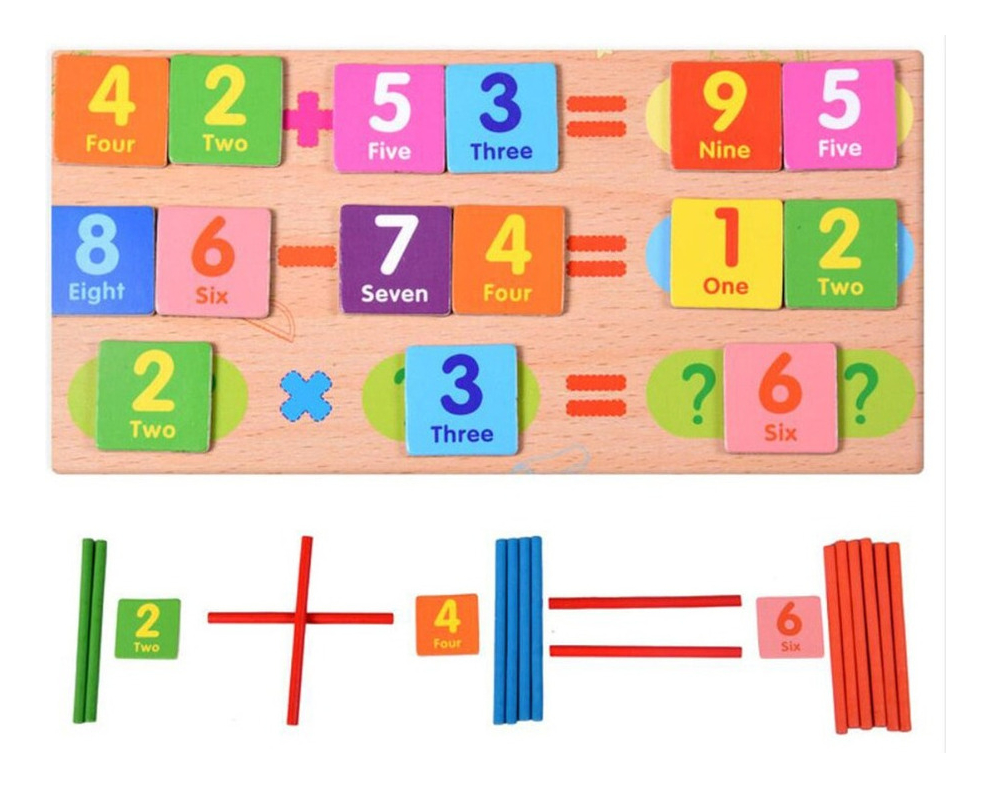 1set Contagem Sticks Auxiliares De Ensino De Matemática - Imagem 7