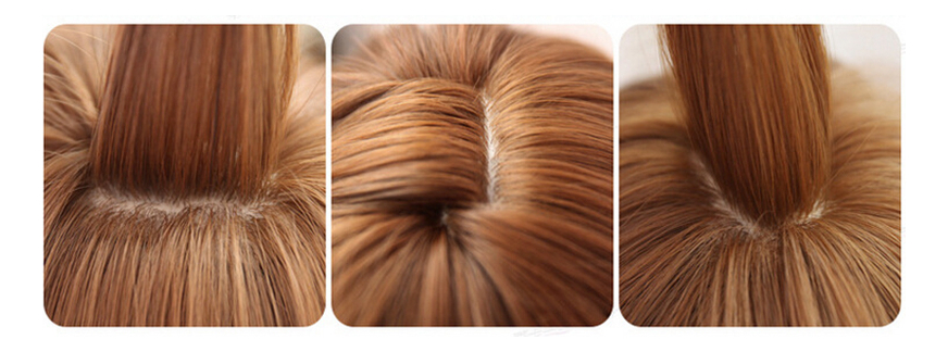 Extensão De Cabelo Feminina De Estilo Coreano Com Peruca De - Imagem 7