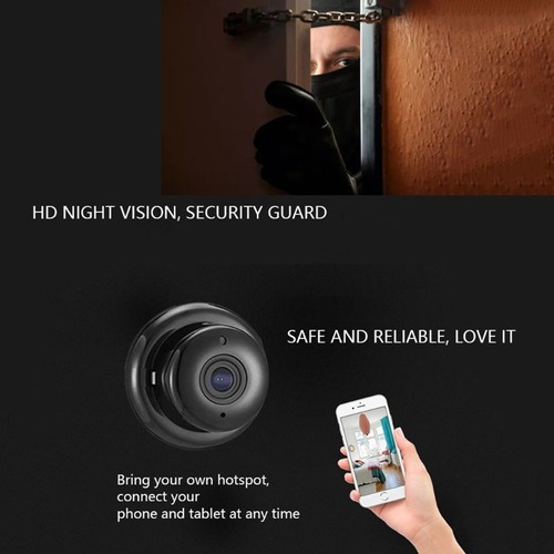 Wifi Cam Mini Micro Câmera Spy Visão Noturna Ip 1080p - Imagem 4