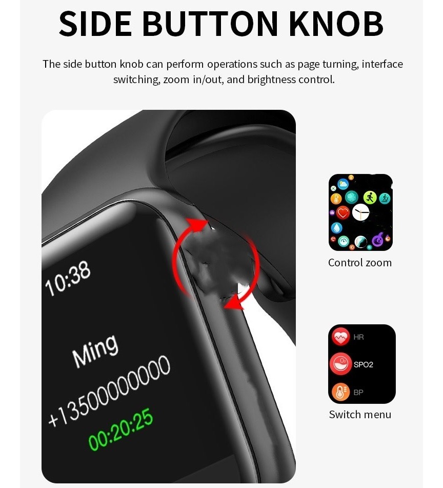Smartwatch Esportivo Iwo I12 Resistente À Água Ip67 - Imagem 6
