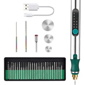 Kit De Ferramentas De Gravação Metal Sem Fio Micro Caneta