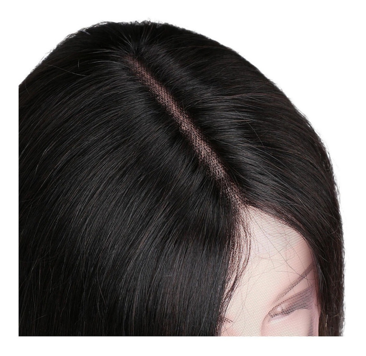 Peruca Artificial De Cabelo Humano Smooth Short Bob 25-28cm - Imagem 4