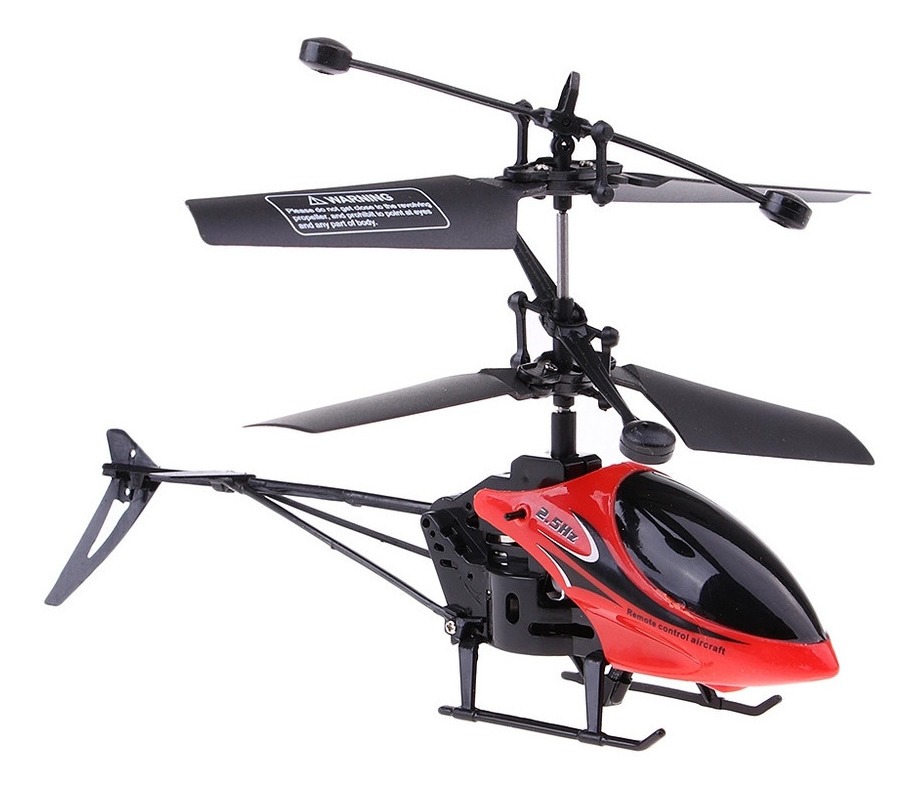 Helicóptero De Controle Remoto Preto De 2 Canais - Imagem 5