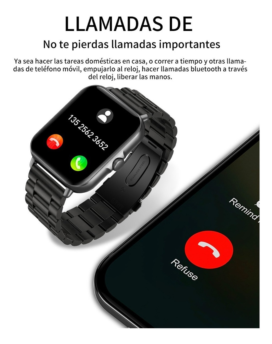 Relógio Bluetooth Smart Call Sport Waterproof Answer 1.91 - Imagem 2