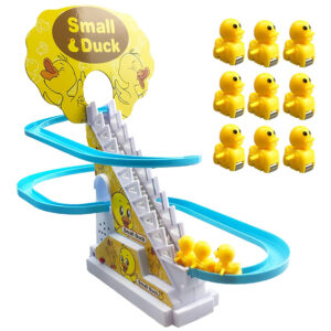 Pista De Montanha-russa Elétrica De Brinquedo De Pato De Esc