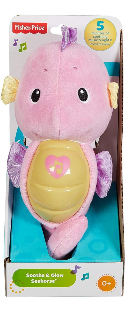 Fisherprice Soothe Amp Glow Seahorse Rosa Brinquedo - Imagem 5
