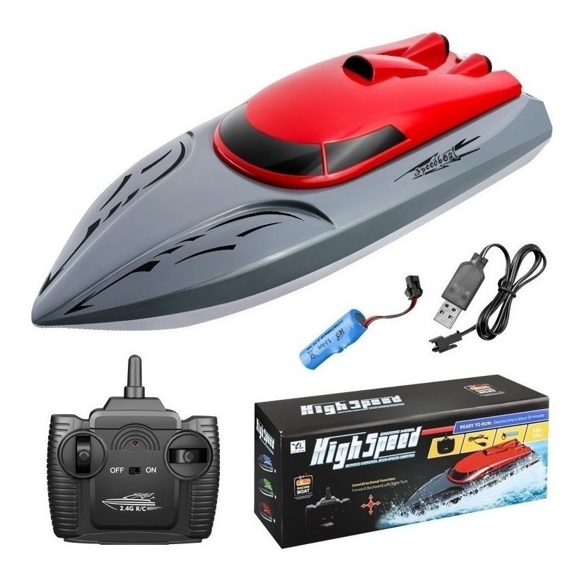 2.4g Rc Barco Elétrico Infantil Brinquedos Lancha - Imagem 17
