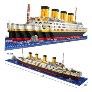 Brinquedos Infantis Lego Mini Brick Model Titanic Model Ship