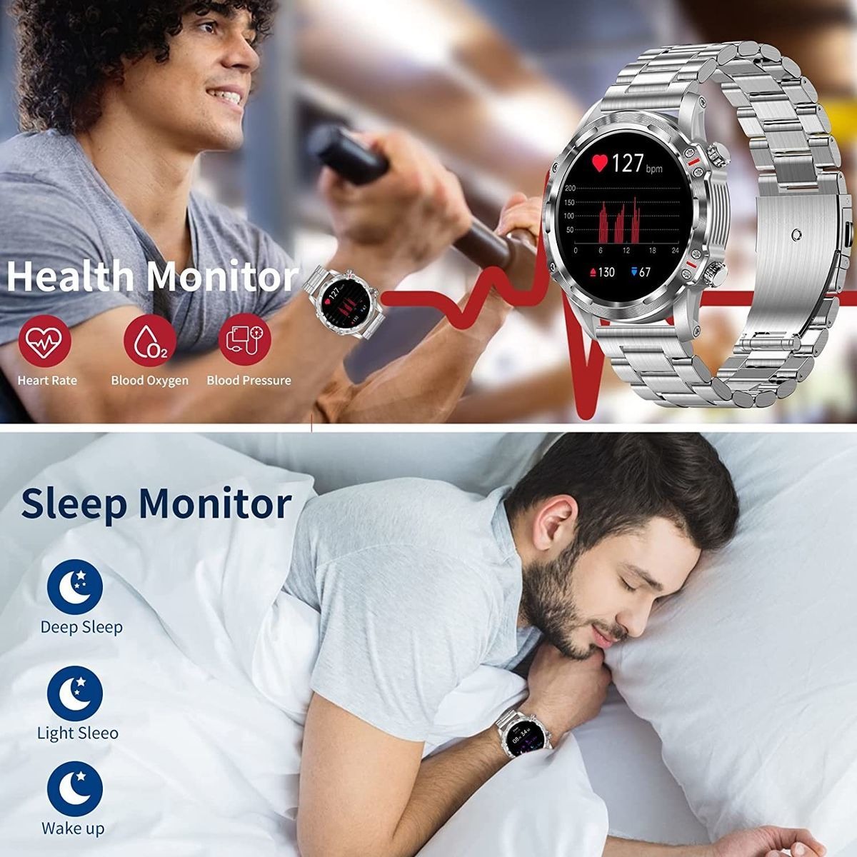 Rastreador De Fitness Smart Watch (faça/resposta Chamada) Pa - Imagem 13