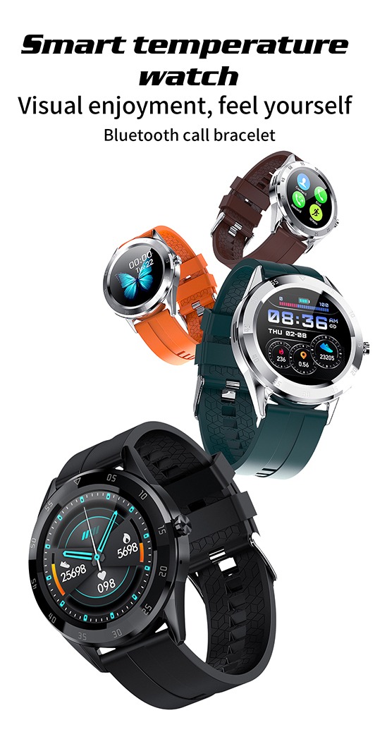 Multi-função Tela Grande Impermeável Smartwatch Bt - Imagem 2