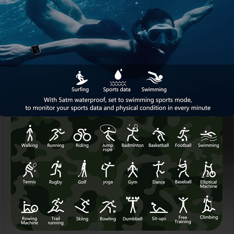 Smartwatch Masculino Lok Para Esportes Ao Ar Livre - Imagem 8