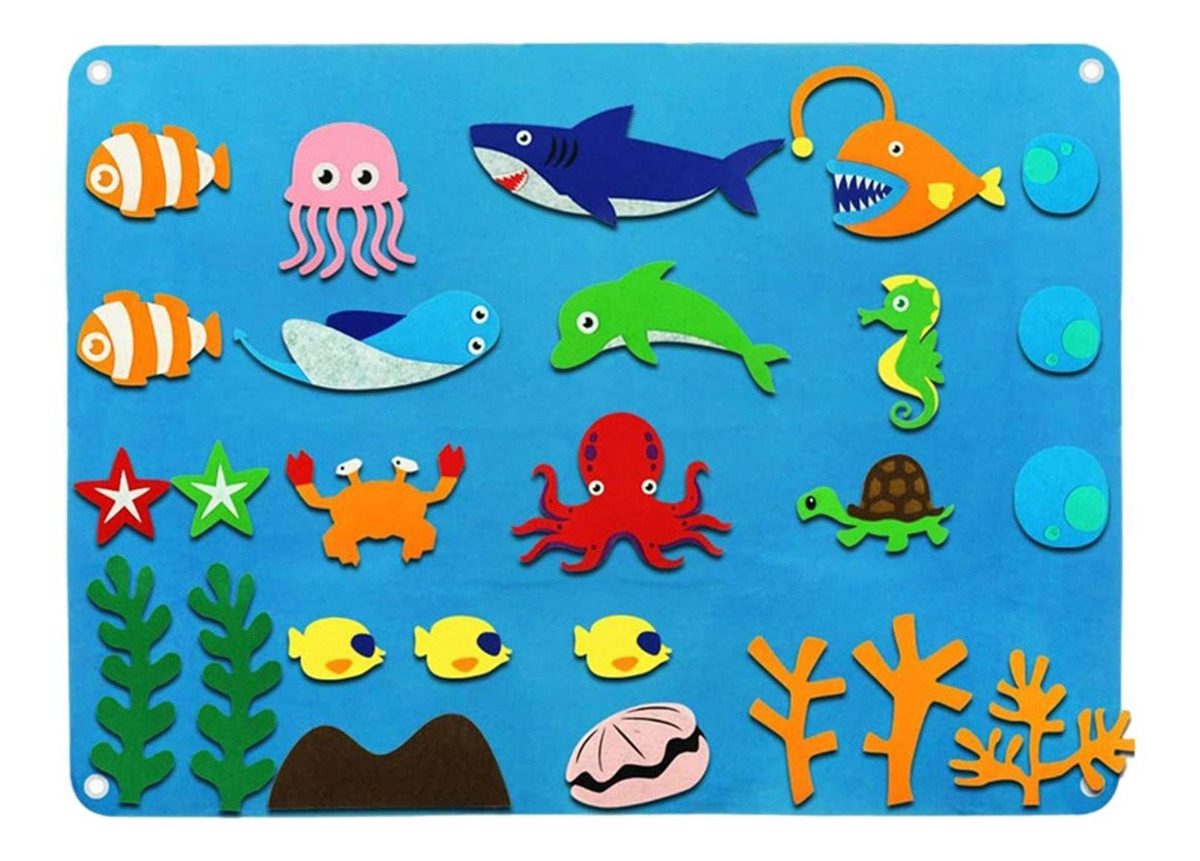 De Tabuleiro De Feltro Montessori Diy Tabuleiros De Feltro - Imagem 19