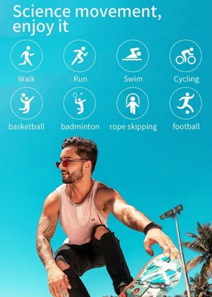 Para Xiaomi Huawei Moda Feminina Smartwatch Ip67 À - Imagem 6