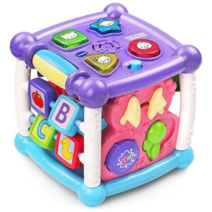Cubo De Atividades De Aprendizes Ocupados Da Vtech, Roxo