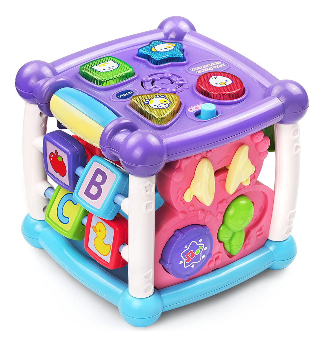 Cubo De Atividades De Aprendizes Ocupados Da Vtech, Roxo