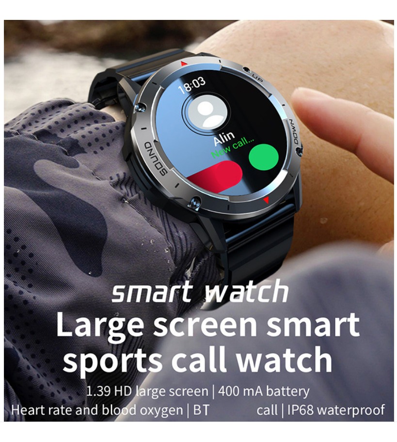 Smartwatch Para Homens E Mulheres, Rastreador De Fi - Imagem 2