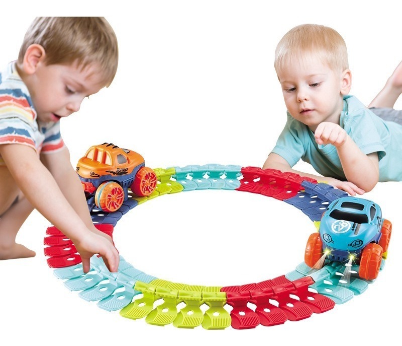 Kit 184 Pista De Carrinhos De Brinquedo Infantil - Imagem 2