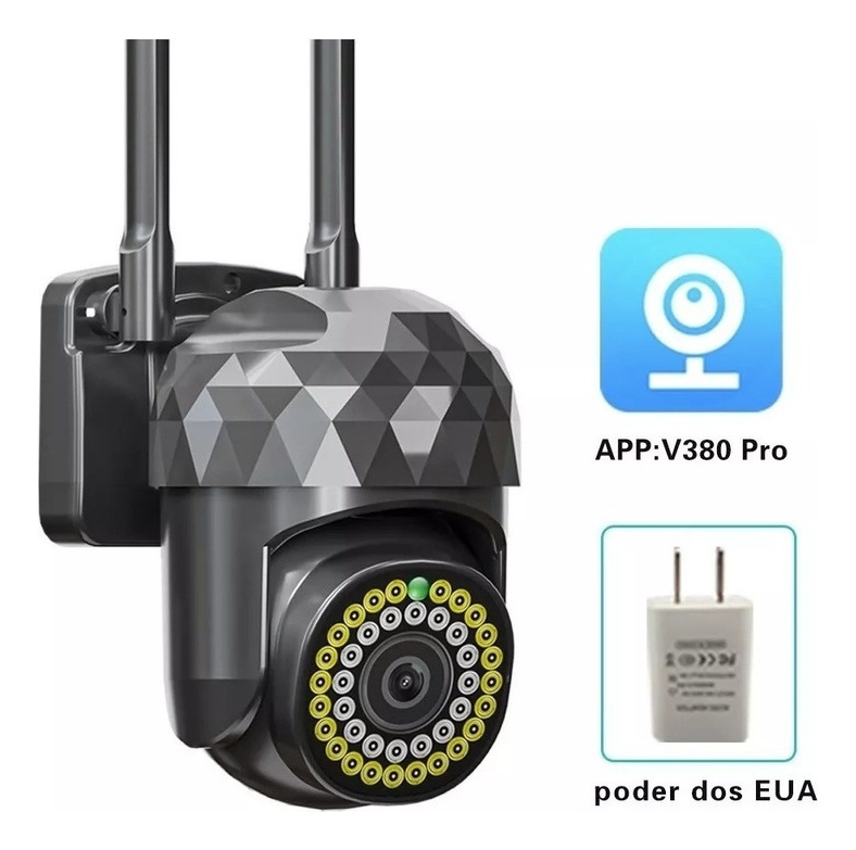 Câmera Externa Wifi Ip Prova D'água Infravermelho 1080p Yl07 - Imagem 5