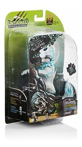 Untamed Dire Wolf Da Fingerlings Blizzard Branco Azul - Imagem 6