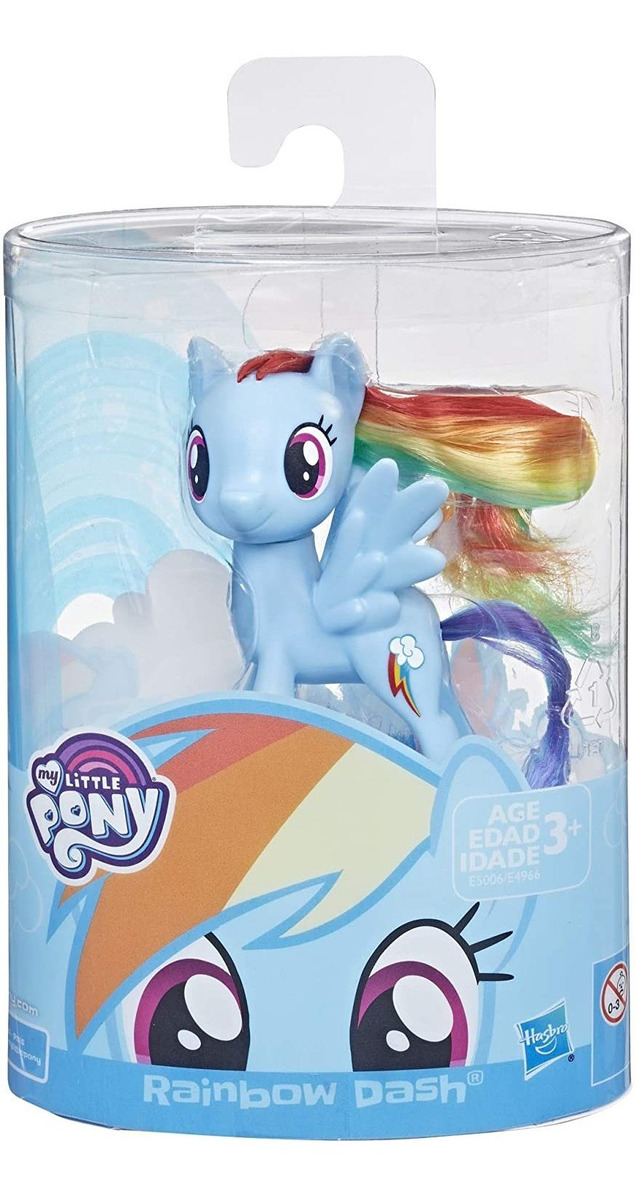 Boneco Clássico My Little Pony Mane Pony Rainbow Dash - Imagem 2