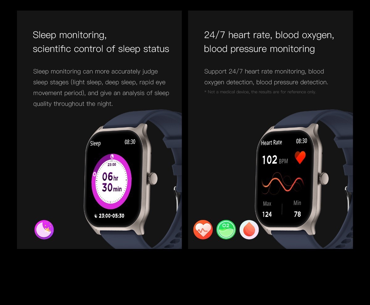 Smartwatch Bluetooth Call Sports Smart Watch Masculino E Fem - Imagem 6