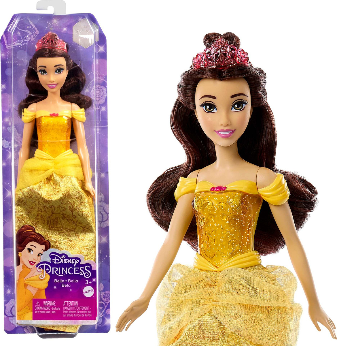 Bonecas Disney Princess, Novas Para 2023, Moda Belle Posable