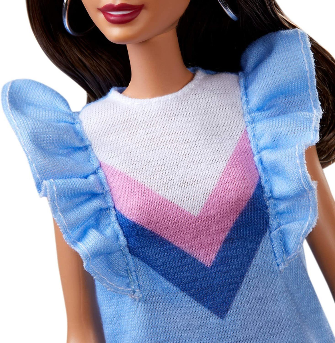 Barbie Fashionistas Boneca 121 Com Cabelos Longos Morenos - Imagem 3