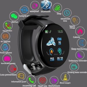 Smartwatch Usb Recarregável Para Ios Android Tele