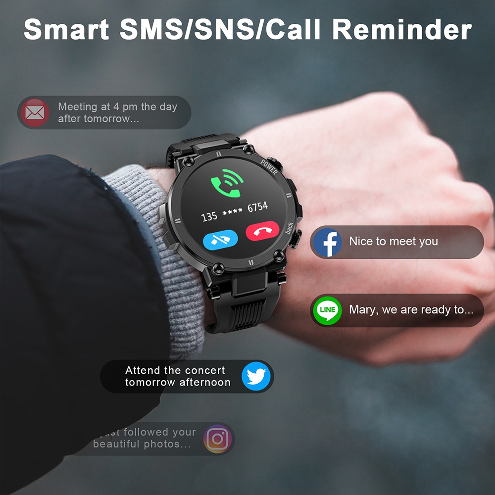 Smartwatch Para Esportes Ao Ar Livre Lokmat Raptor - Imagem 2