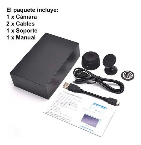 Mini Câmera Spy Hd 1080 Wifi 150 Graus Imã Bateria - Imagem 3