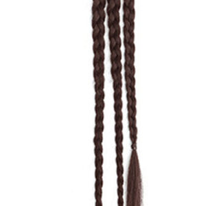Peruca Com Trança De Rabo De Cavalo, Acessórios De Cabelo Mu
