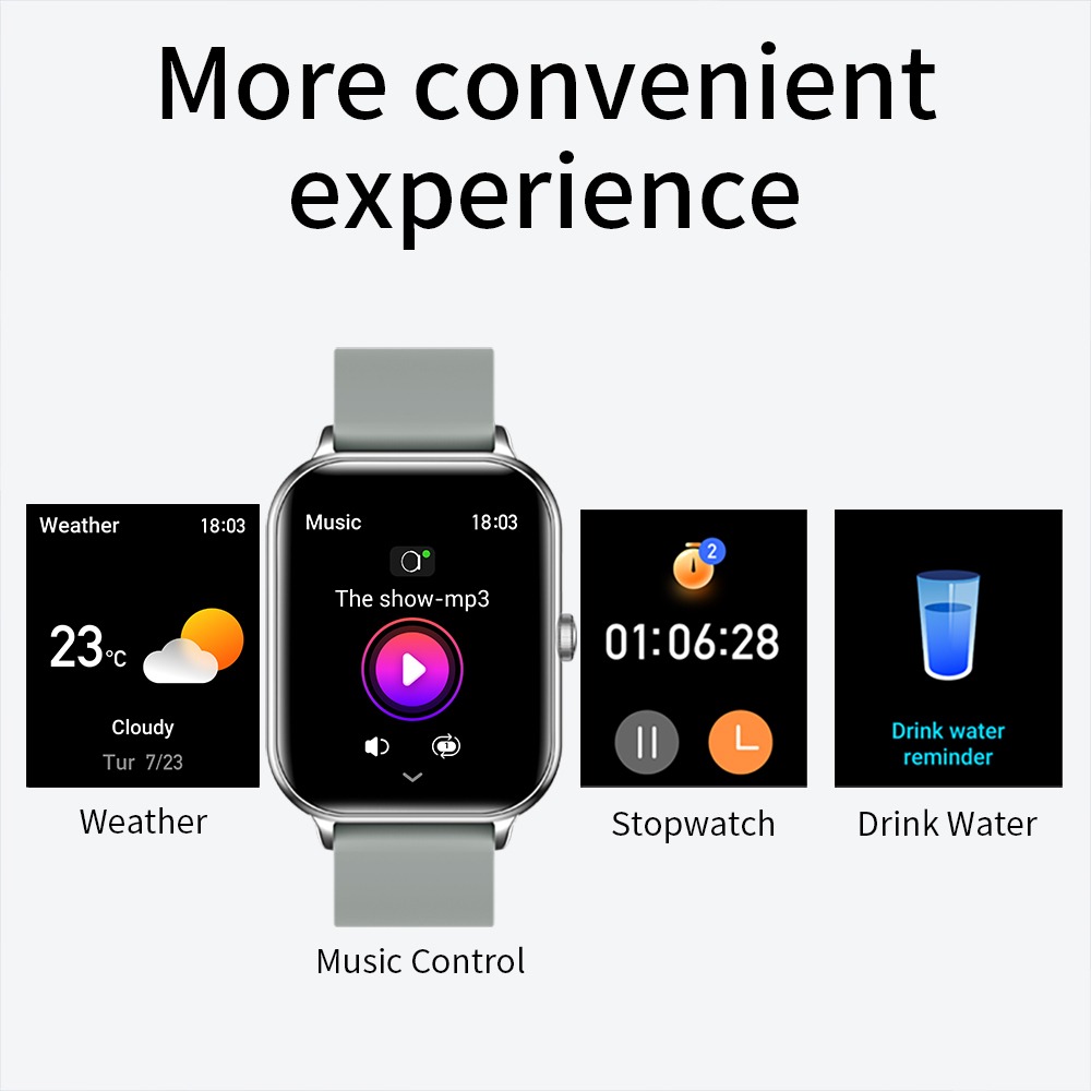Relógio Inteligente Smatwatch Ku6 De 1,91 Polegadas Com Nfc - Imagem 19
