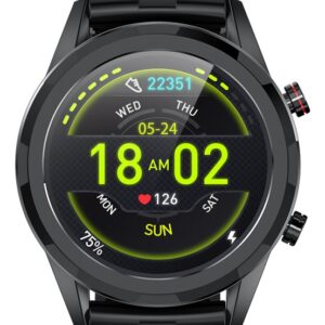 Smartwatch Redondo Kumi Gt3 1.28in Caixa De Metal Diy 2pcs