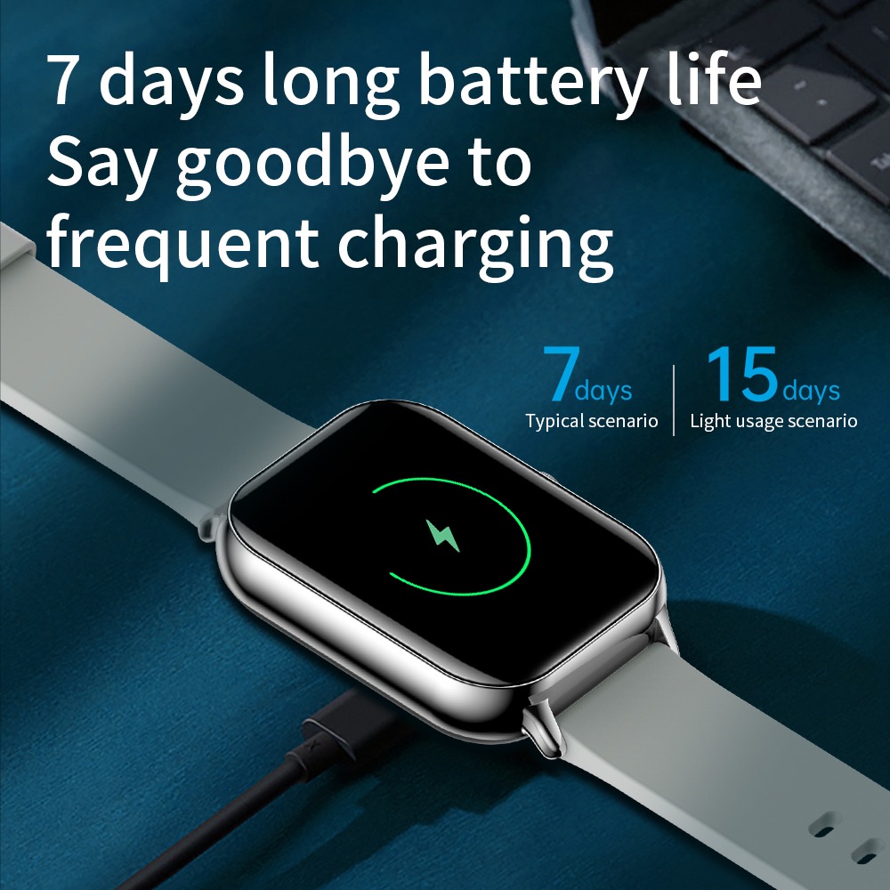Relógio Inteligente Smatwatch Ku6 De 1,91 Polegadas Com Nfc - Imagem 18