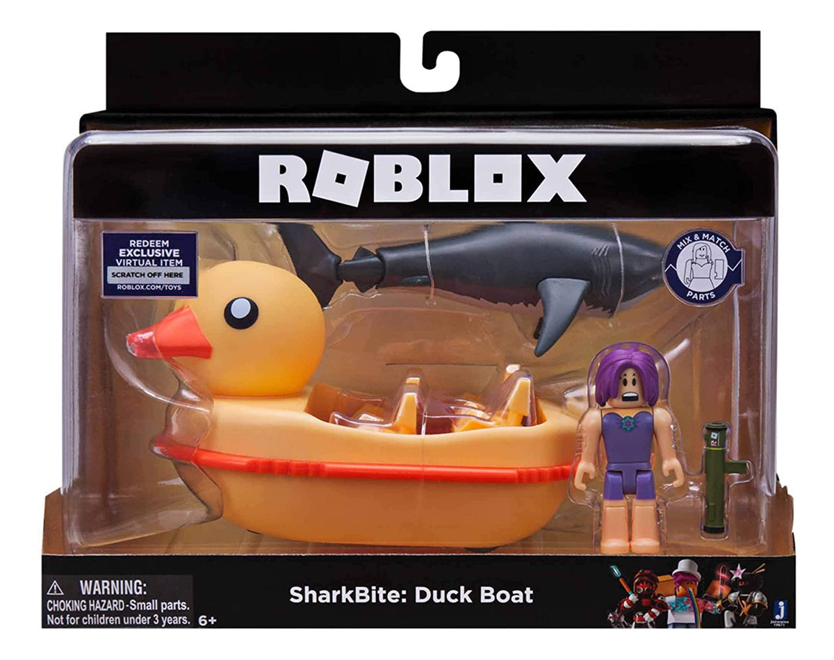 Veículo De Barco De Pato Sharkbite Da Coleção Roblox Celebri - Imagem 2