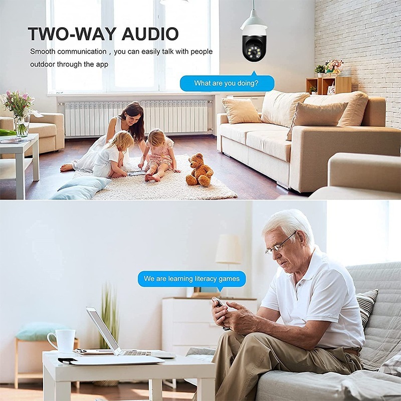 Camera De Segurança Wifi,360° Camera Espia 5ghz - Imagem 7