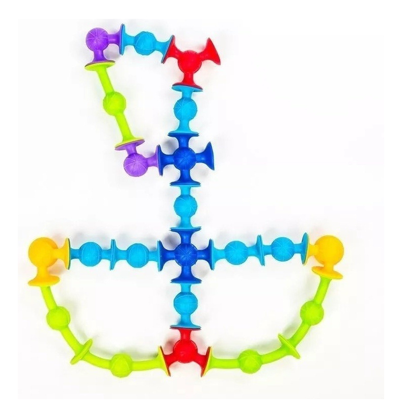 58pcs/set Brinquedos Educativos De Construção De Ventosas Pa - Imagem 8