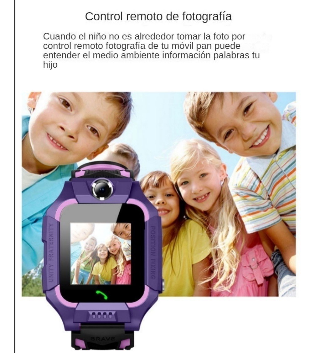 Smartwatch Infantil Com Câmera Rotativa Permeável - Imagem 10