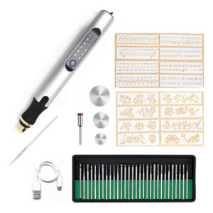 Conjunto De Gravura Com Caneta De Gravação Elétrica - Gravad