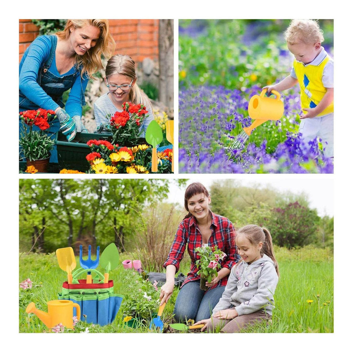 Conjunto De 8 Peças De Ferramentas De Jardinagem Infantil De - Imagem 8