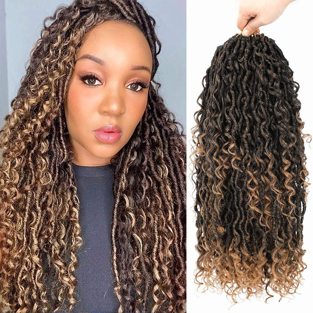 Crochet Cabelo Peruca Tranças Sintéticos Extensão Da Trança - Imagem 10