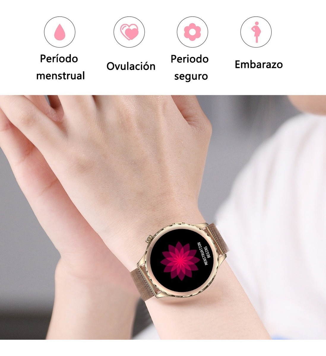 Smartwatch Feminino Smartwatch 360* 360 À Prova D'á - Imagem 7