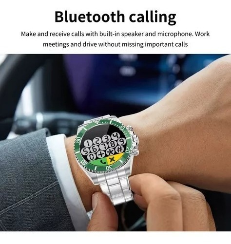 Relógio Inteligente Bluetooth Lokmat Aw12 Inoxidável - Imagem 36