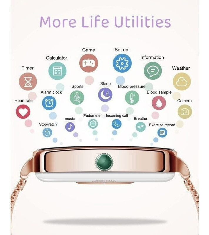 Smartwatch Impermeável Para Mulheres - Imagem 5