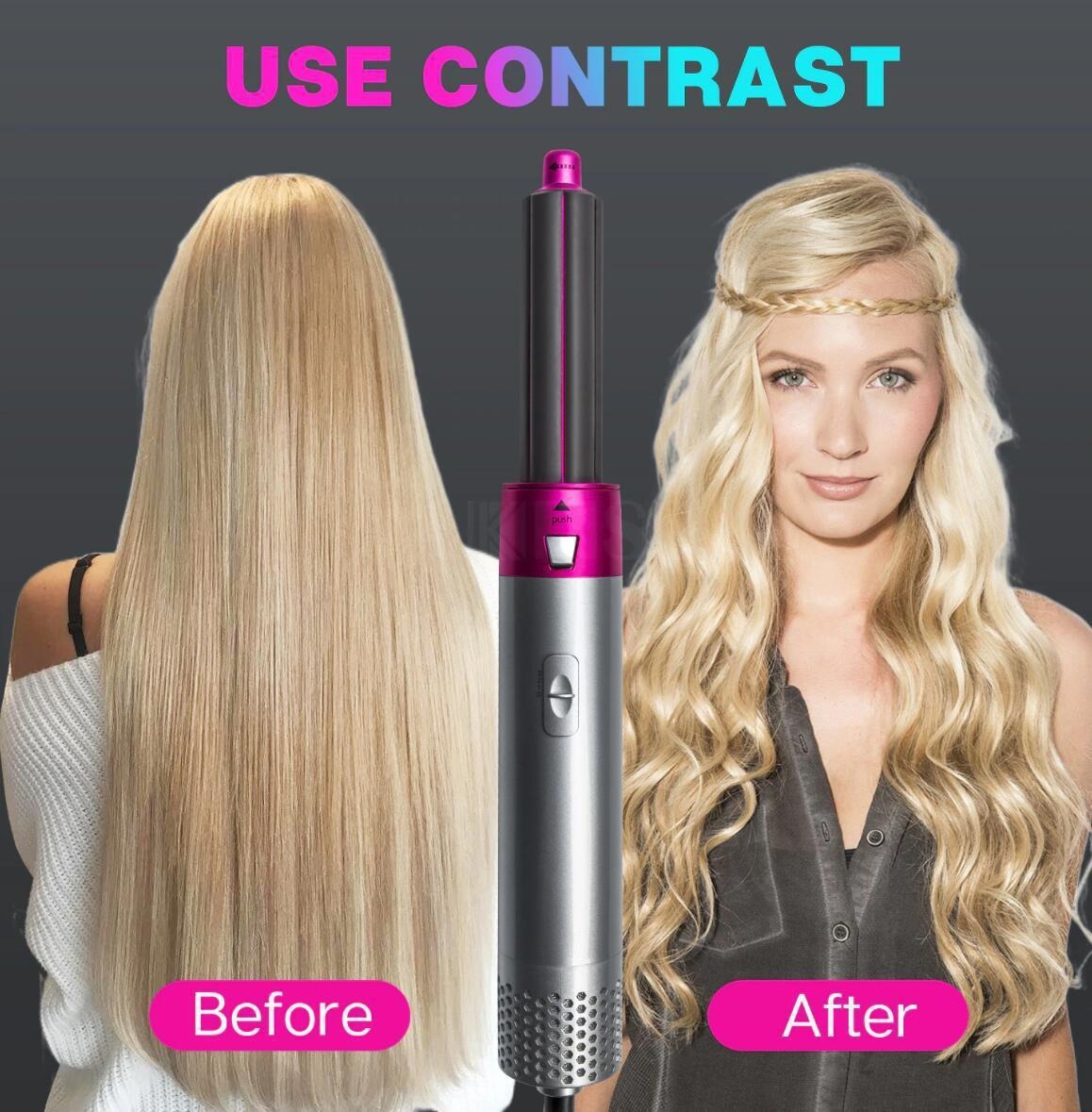 5 Em 1 Escova Anion Cabelo Escova Cabelo Liss Básica Elegant - Imagem 2