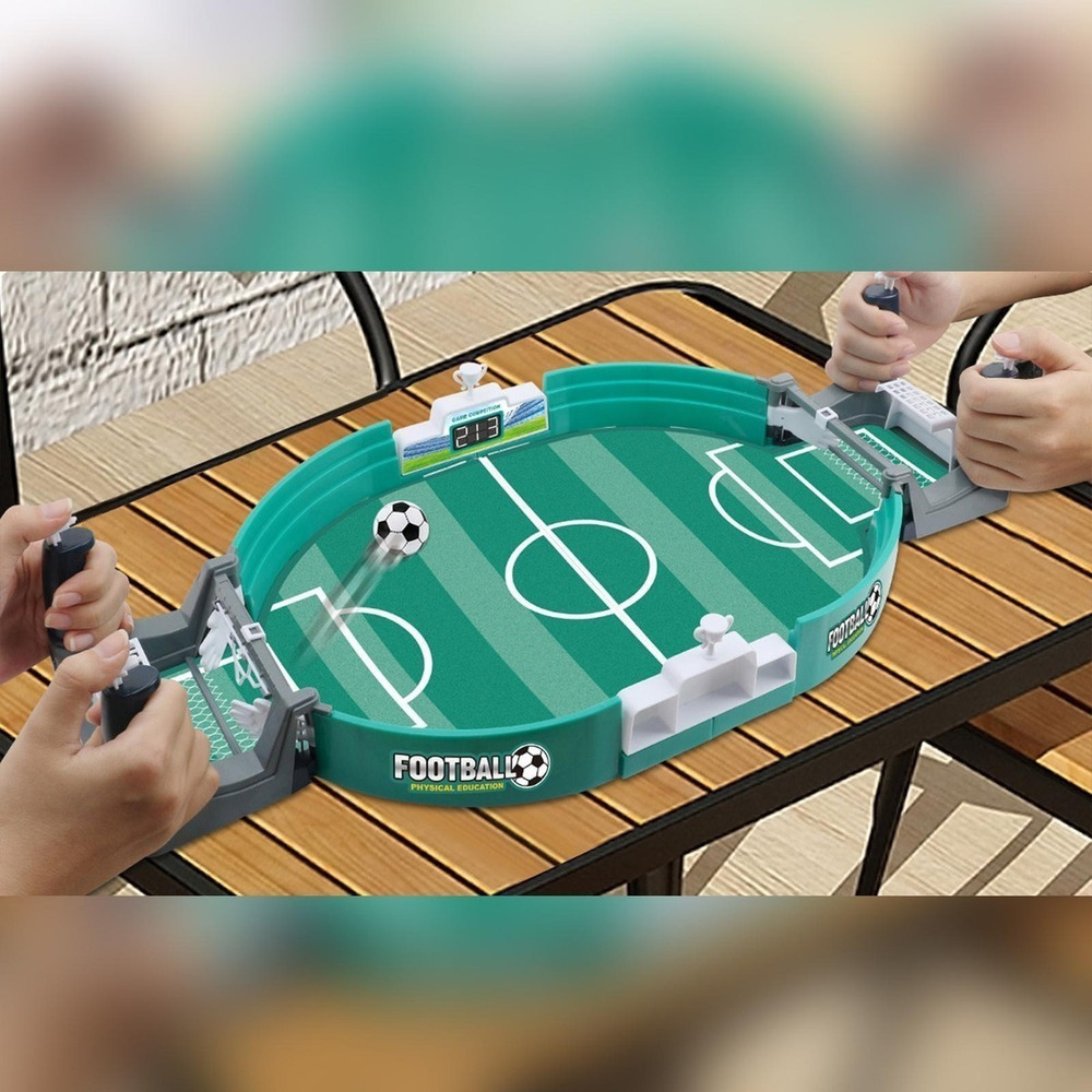 Conjunto De Brinquedos Grande Para Jogos De Tabuleiro De Fut - Imagem 8