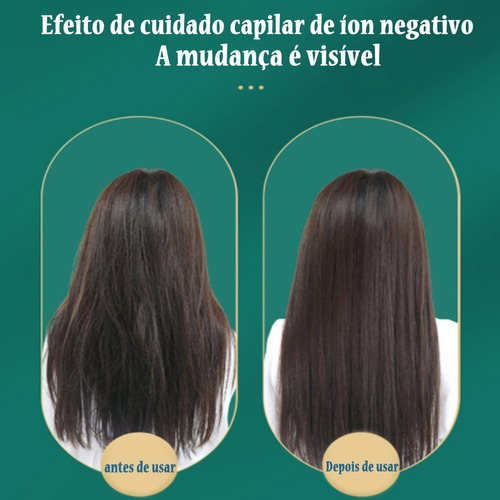 Básica Elegante Prancha Alisadora Escova Anion Cabelo Elegan - Imagem 6