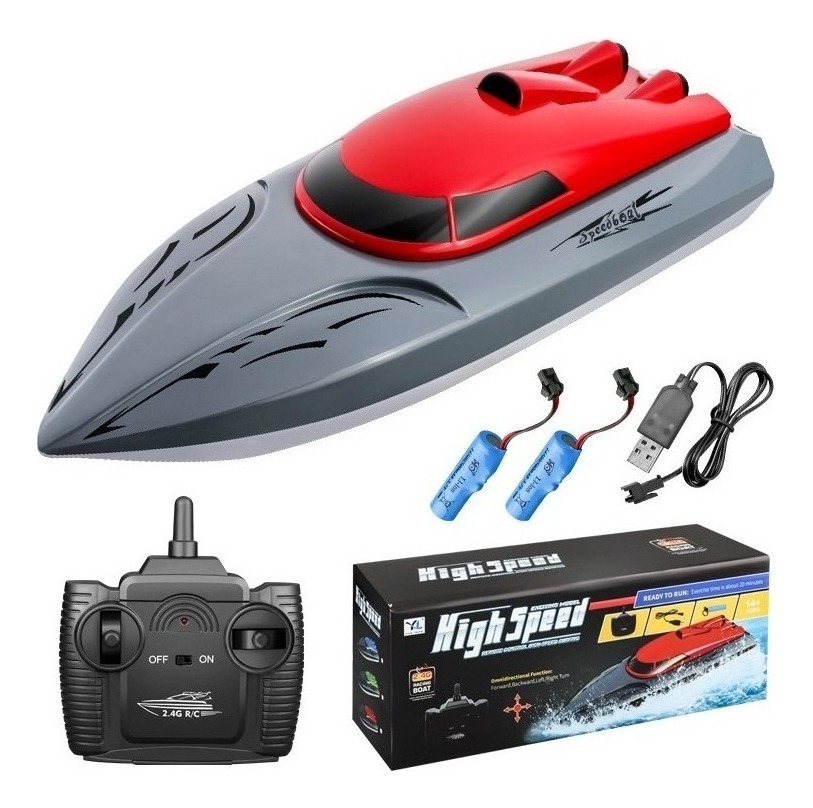 2,4 G Rc Barco Elétrico Infantil Brinquedos Lancha Presente - Imagem 15